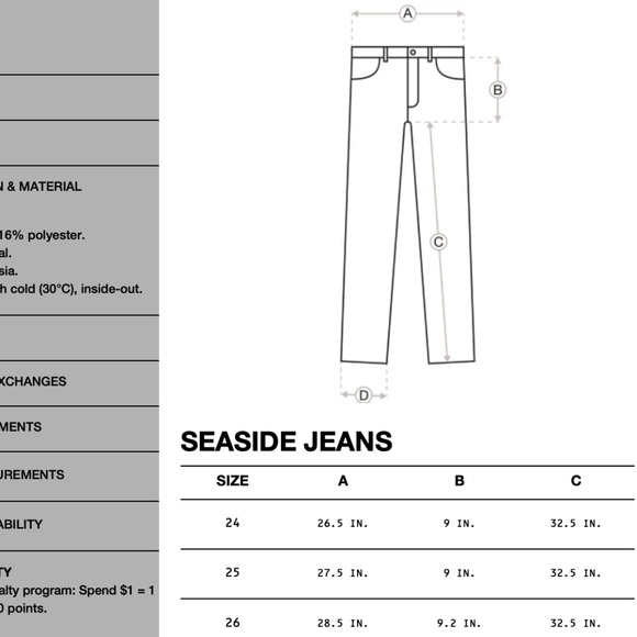 A.P.C. Seaside Jeans in Navy Blue Corduroy - Picture 9 of 9